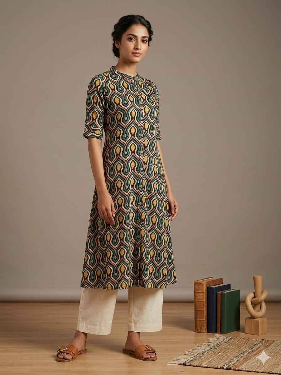 K 909 BY FASHID 01 to 31 Series Designer Collection Beautiful Stylish Fancy Colorful Party Wear & Occasional Wear Cambric Cotton Print Kurtis At Wholesale Price